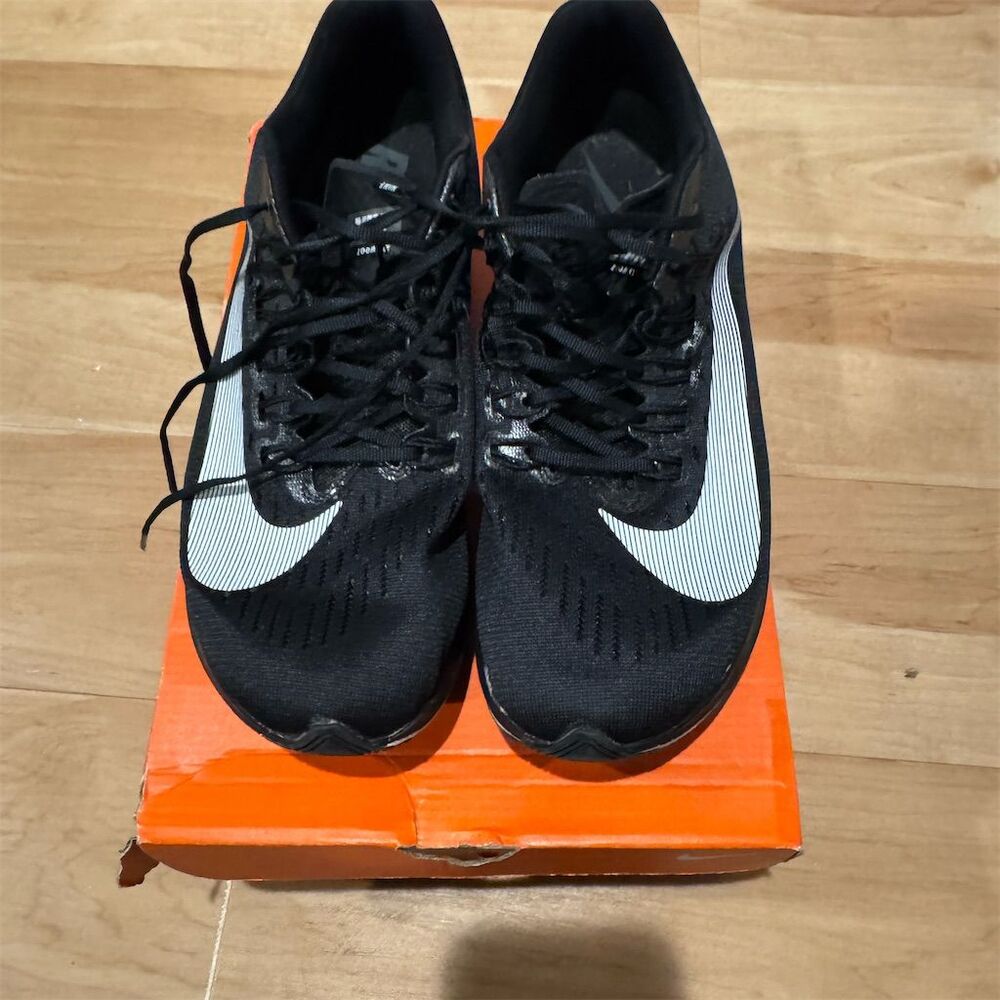Nike Zoom Fly Men's Running Shoes Black/White Size 10.5
